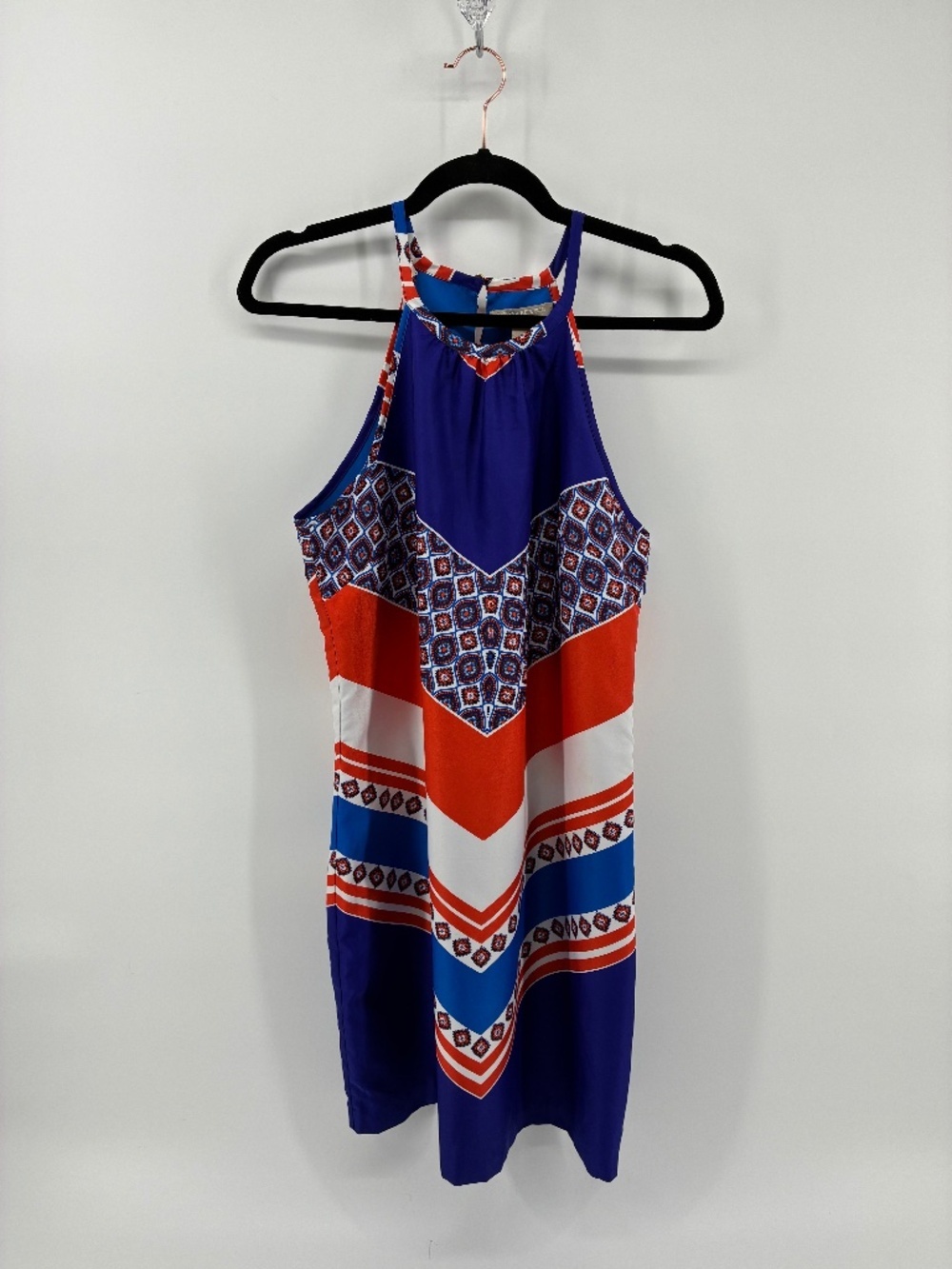 Banana Republic Blue Sleeveless Halter Sundress